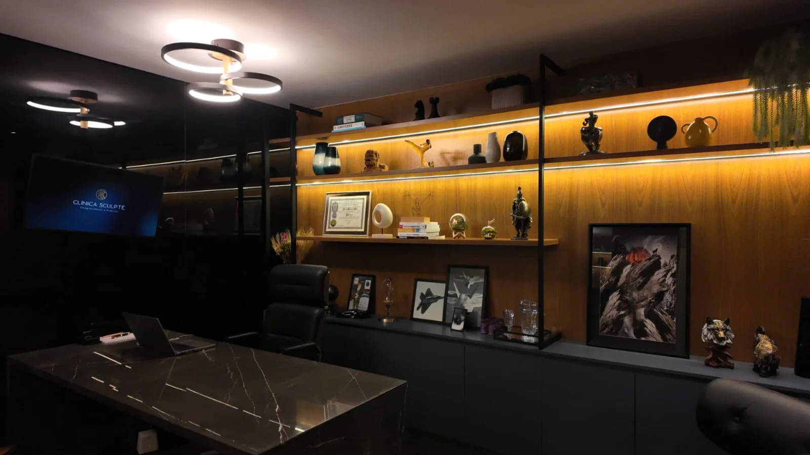 Consultório avançado da Clínica Sculpté